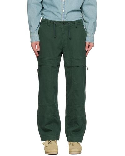 thisisneverthat Zip Cargo Trousers - Green