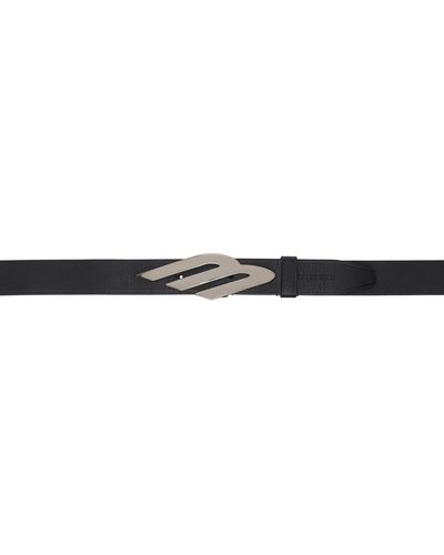 Balenciaga Black 3b Logo Belt