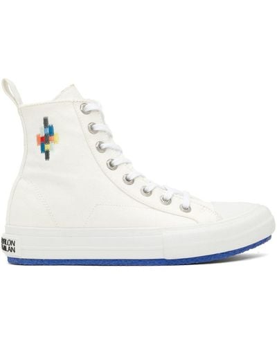 Marcelo Burlon White Cross Vulcanized Sneakers - Multicolor