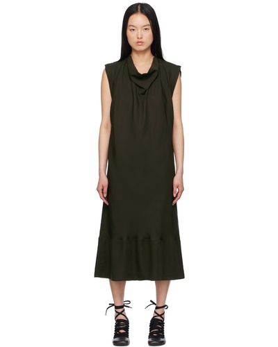 Lemaire Foulard Midi Dress - Black