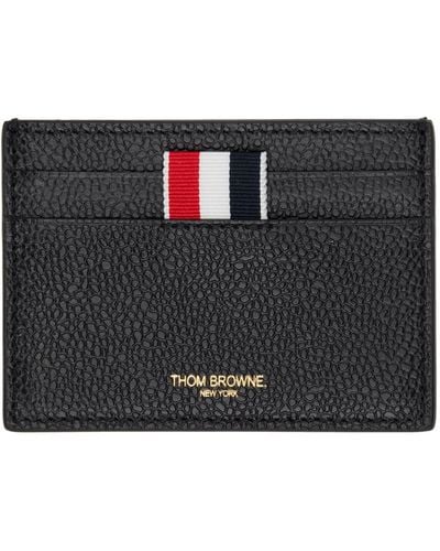 Thom Browne Thom E & キャンバス Single カードケース - ブラック