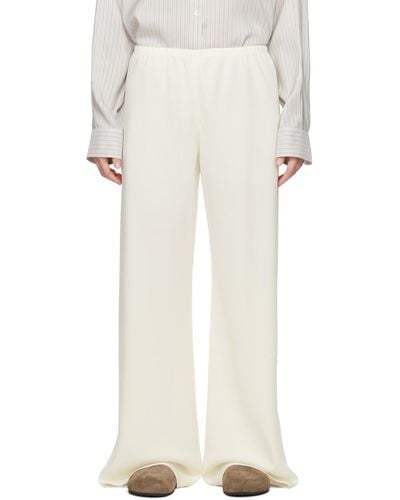 The Row Off- Gala Trousers - White