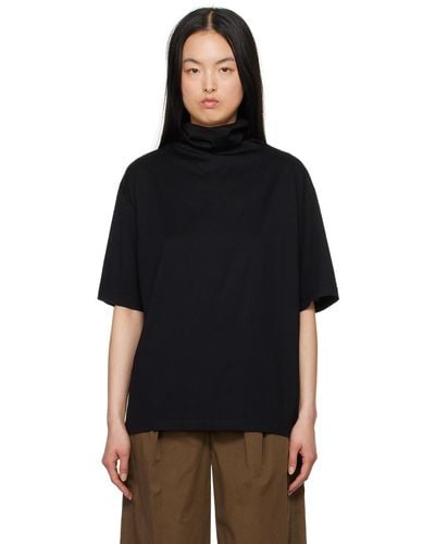 Lemaire スカーフ Tシャツ - ブラック