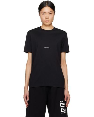 Givenchy ロゴプリント Tシャツ - ブラック