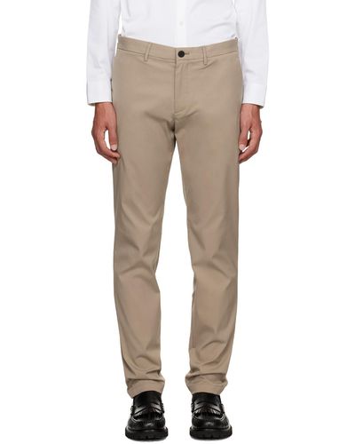 Theory Taupe Zaine Pants - Natural