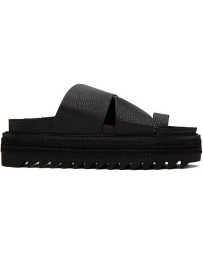 Y's Yohji Yamamoto Thong Sandals - Black