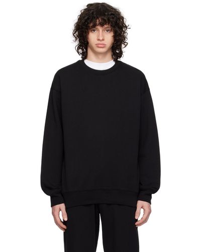 Reigning Champ Pull molletonné décontracté noir