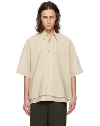 LE17SEPTEMBRE Layered Shirt - Natural