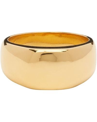Sophie Buhai Gold Consigliere Ring - Black