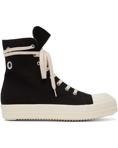 Rick Owens DRKSHDW Black Sneaks Trainers