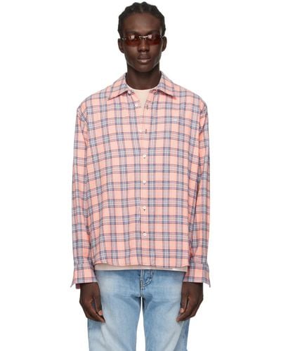 Acne Studios Check Shirt - Red