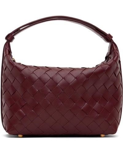 Bottega Veneta Mini sac wallace bourgogne - Violet