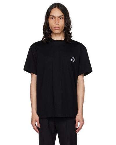 WOOYOUNGMI ロゴプリント Tシャツ - ブラック
