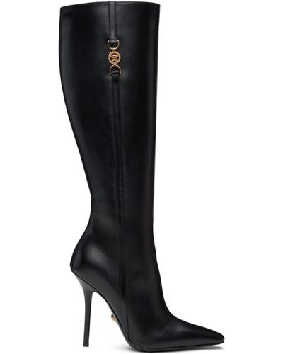 Versace Medusa '95 Knee-High Boots - Black