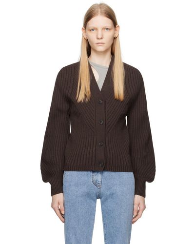 Low Classic Extended Sleeve Cardigan - Black