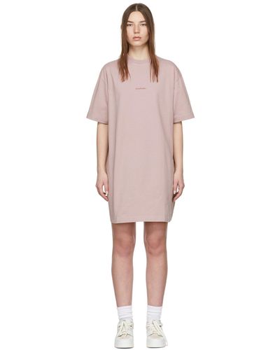 Acne Studios Pink T-shirt Dress