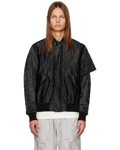 NEMEN Blake Bomber Jacket - Black