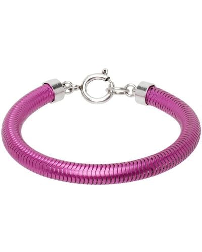 Isabel Marant Pink This One Bracelet - Purple