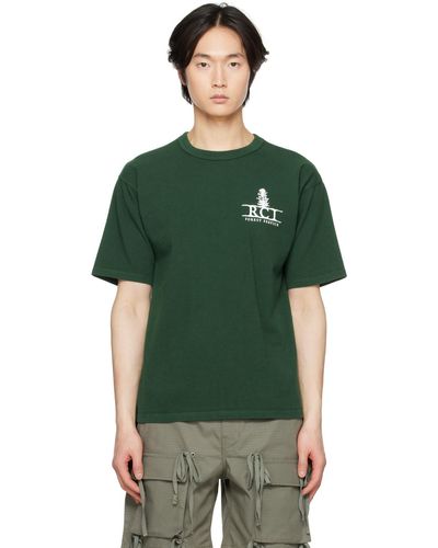 Reese Cooper ーン Roots Tシャツ - グリーン