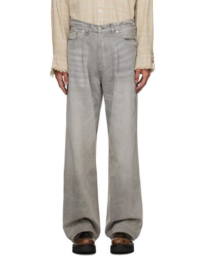 R13 Grey Damon Jeans - White