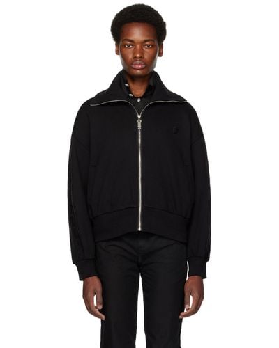 Youths in Balaclava Track Spine Jacket - Black