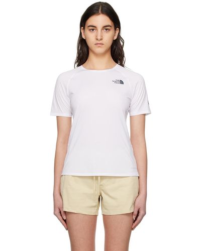 The North Face T-shirt summit series high trail blanc