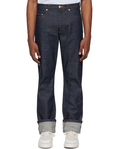 A.P.C. Indigo Standard Jeans - Blue