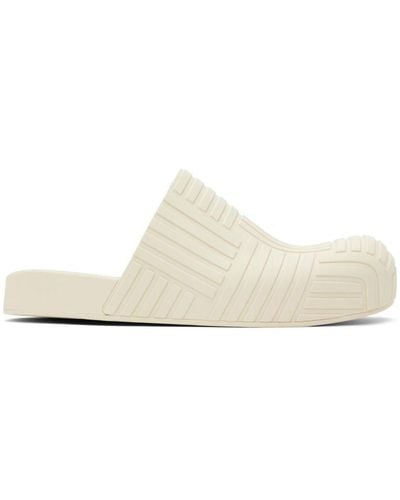 Bottega Veneta Off-white Slider Loafers - Multicolour