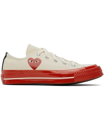 COMME DES GARÇONS PLAY Comme Des Garçons Play Off- Converse Edition Chuck 70 Low-top Sneakers - Black