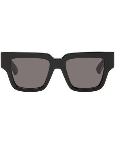 Bottega Veneta Tri-fold Square Sunglasses - Black