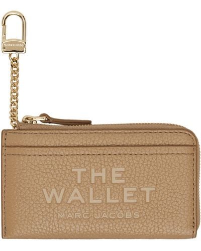 Marc Jacobs 'The Leather Top Zip Multi' Wallet - Brown