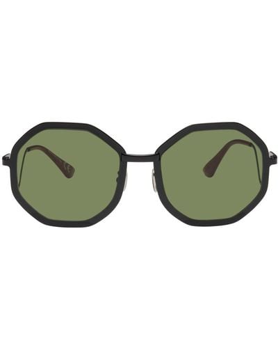 Marni Black Kamiora Sunglasses - Green