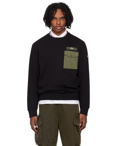 Moncler Pocket Sweatshirt - Black