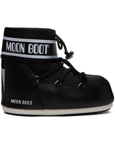 Moon Boot Bottes basses icon noires