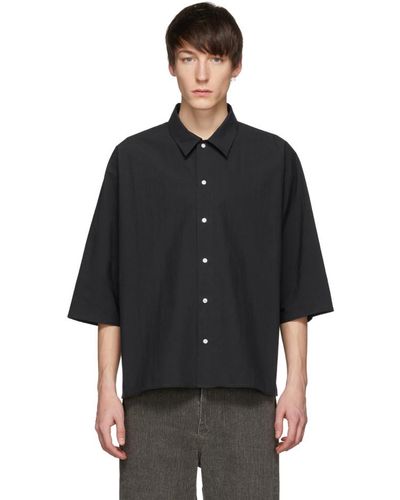 Kuro Black Dolman Sleeve Shirt