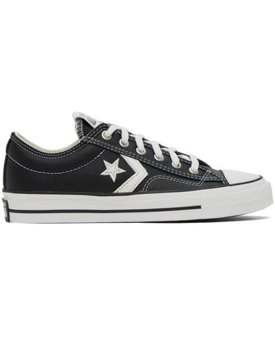 Converse Star Player 76 Low Top Trainers - Black