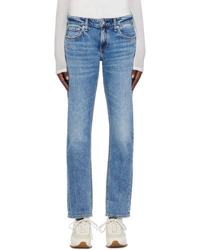 rag & bone: Off-White Peyton Jeans