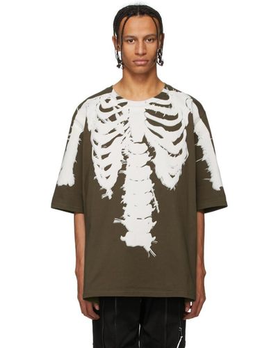 99% Is Khaki Skull T-shirt - Multicolour