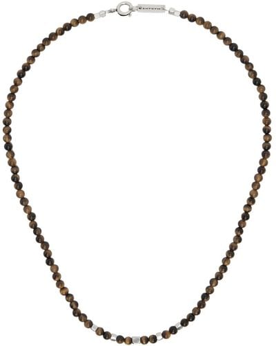 Isabel Marant Black Snowstone Necklace - Metallic