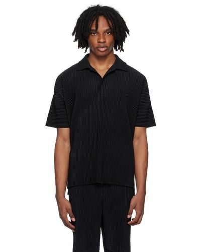 Homme Plissé Issey Miyake Homme Plissé Issey Miyake Monthly Colour May Polo - Black