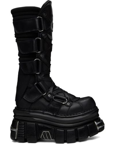 Vetements New Rock Edition Tower Boots - Black