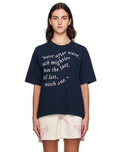S.S.Daley Waves T-shirt - Blue