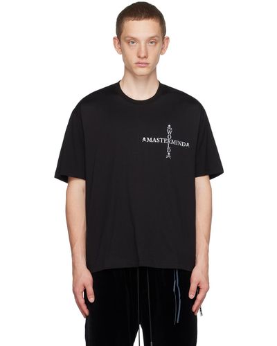 MASTERMIND WORLD T-shirt noir à logos en croix