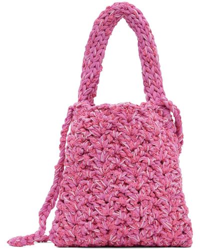 Marco Rambaldi Crocheted Bag - Pink