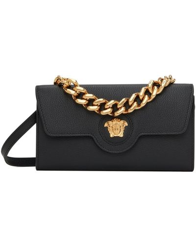 Versace Black 'la Medusa' Mini Chain Bag