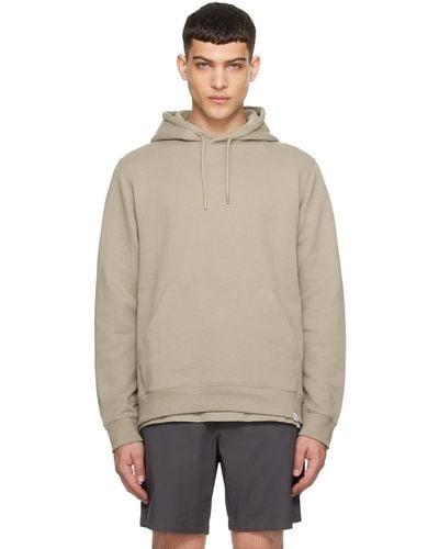 Norse Projects Taupe Vagn Hoodie - Natural