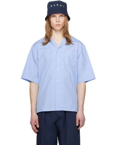 Marni Printed Shirt - Blue