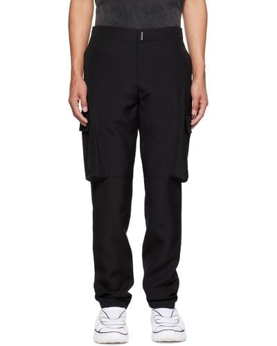 Givenchy Black Slim-fit Cargo Trousers