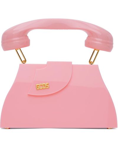 Gcds Moyen sac comma rose à poignée en forme de téléphone