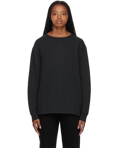 Lemaire Light Sweatshirt - Black